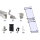 Prior PV pitched roof mounting set 2x1 solar module