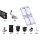 Prior PV pitched roof mounting set black 2x2 solar modules